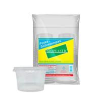 Pote acrilico 1800ml c/15 rioplastic