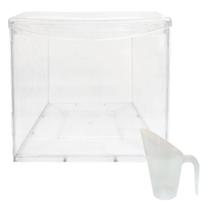 Pote Acrílico Desmontável 24 Litros c/ Concha 600ml