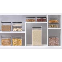 Pote acrilico hermetic 2.600ml lumini retang paramount