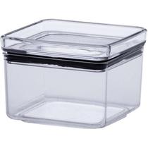 Pote Acrílico Hermetico 480ml Lumini Quadrado