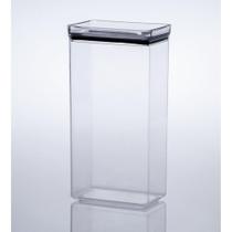 Pote Acrílico Hermético Lumini 2600ML Retangular Transparente