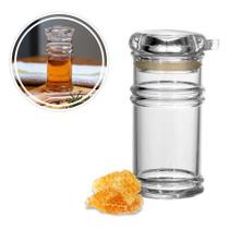 Pote Acrilico Redondo Pequeno P/molhos,azeite,mel Com Tampa