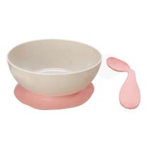 Pote Aderente Infantil AlimentaÇÃo Papinha Com Colher Curva Baby Menina Rosa Pote Aderente Infantil AlimentaÇÃo Papinha Com Colher Curva Baby Menina Rosa