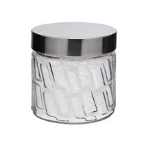 Pote Alimentos Alto Relevo c/ Tampa Alumínio 12cm Onyx Pote Alimentos Alto Relevo c/ Tampa Alumínio 12cm Onyx