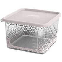 Pote Alimentos Transparente Prisma 1500 Ml Tampa Ad0090