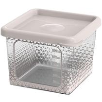 Pote Alimentos Transparente Prisma 430 Ml Tampa Ad0088 Potte