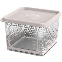 Pote Alimentos Transparente Prisma 850 Ml Tampa Ad0089 Potte