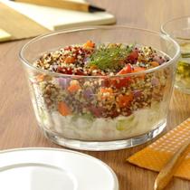 Pote Americano de Vidro 600ML Nadir c/ Tampa Cor Sortida 3UNI