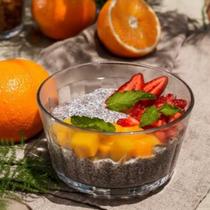 Pote Americano de Vidro 600ML Nadir c/ Tampa Cor Sortida 4UNI