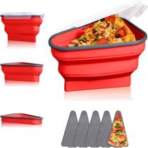 Pote Armazenamento Para Pizza Recipiente Expansível Silicone Pote Armazenamento Para Pizza Recipiente Expansível Silicone