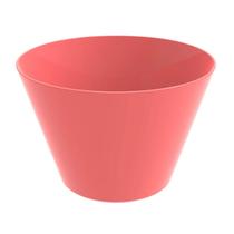 Pote Balde para Pipoca 3,8L Plástico Resistente Crippa Pipoqueira Rosa Goiaba