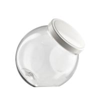 Pote Baleiro cristal de plástico com tampa branca 2,5L Panamby Pote Baleiro cristal de plástico com tampa branca 2,5L Panamby