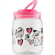 Pote Bandeirante Dog Rosa 1,7L-0201 Pote Bandeirante Dog Rosa 1,7L-0201