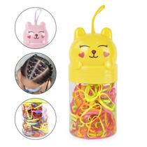 Pote Bichinho 150 Mini Elásticos Colorido Penteado Infantil Pote Bichinho 150 Mini Elásticos Colorido Penteado Infantil
