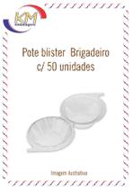 Pote blister brigadeiro c/50 unid. - docinhos, doce no potinho (9279) Pote blister brigadeiro c/50 unid. - docinhos, doce no potinho (9279)