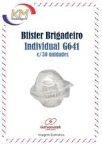 Pote blister brigadeiro indivual G641c/30 unid. - Galvanotek - brigadeiro, docinhos (6628)
