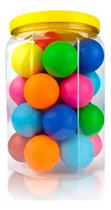 Pote Bolinha Maciça Atóxica Pequena 45mm Brinquedo Cores Variadas - 20 unidades - Big Bull Pote Bolinha Maciça Atóxica Pequena 45mm Brinquedo Cores Variadas - 20 unidades - Big Bull
