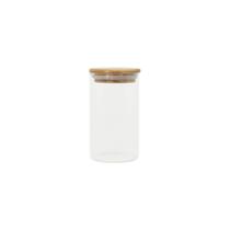 Pote Borea Oikos Redondo de Vidro com Tampa de Bambu Hermética 300ml Pote Borea Oikos Redondo de Vidro com Tampa de Bambu Hermética 300ml