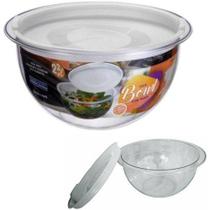 Pote Bowl Com Tampa Hermética Acrílico 4,0 Lts - Comercialize