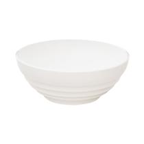 Pote Bowl Cumbuca Tigela Oriental Redonda Resistente 500ml Branca Linha Tropical Premium VEM