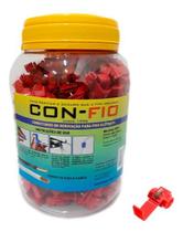 Pote C/ 500 Conector Derivação Emenda Fios Vermelho 0,5a1,5