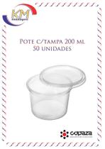 Pote c/tampa 200 ml - Copaza - café, sobremesa, potes (261) Pote c/tampa 200 ml - Copaza - café, sobremesa, potes (261)