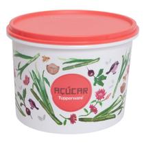 Pote Caixa Açúcar 1,4 kg Pop Box Floral PB Tupperware