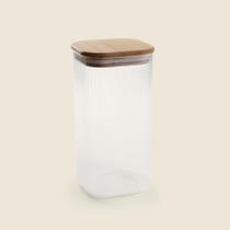 Pote Canelado Bambu Borossilicato 1.6L - ACASA Pote Canelado Bambu Borossilicato 1.6L - ACASA