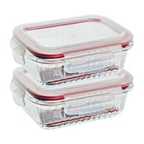 Pote Canelado Vidro 640ml Marmita Fit Resistente 4 Unidades