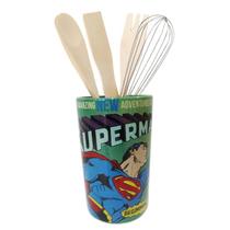 Pote Ceramica S/Tampa Dc Superman Flying Colorida