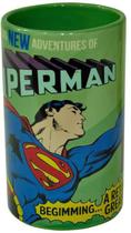 Pote Ceramica s/ Tampa Superman Flying DC Comics Decoraçao
