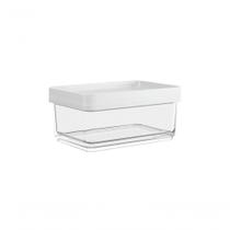 Pote Clear Mini 7,9 X 11,7 X 5 Cm 200 Ml Branco Coza Pote Clear Mini 7,9 X 11,7 X 5 Cm 200 Ml Branco Coza