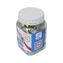 Pote com 100 peças Conector plug RJ45 de passagem EZ Crimp Cat6 Blindado Pote com 100 peças Conector plug RJ45 de passagem EZ Crimp Cat6 Blindado