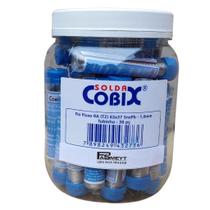 Pote com 36 Unidade Solda Cobix Azul Fio 63x37 1.0Mm com 22g