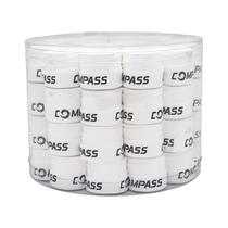 Pote com 60 Overgrip Compass Pro White Pote com 60 Overgrip Compass Pro White