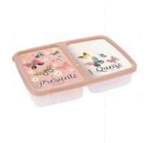 Pote com divisoria Porta Frios Plasutil presunto e queijo mussarela marmita Pote com divisoria Porta Frios Plasutil presunto e queijo mussarela marmita