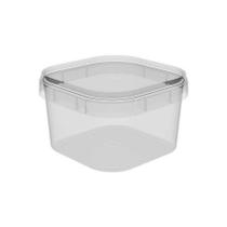 Pote com Lacre Quadrado - 150ml - 10 unidades - Plastilania - Rizzo