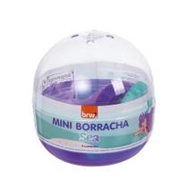 Pote com Mini Borracha Sea Oceano Sereia 4 Unidades BRW Pote com Mini Borracha Sea Oceano Sereia 4 Unidades BRW