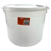 POTE COM TAMPA 15L REDONDO HERMÉTICO BIOPRATIKO 30x27CM 0500