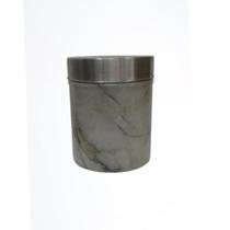 Pote com tampa de vidro 12cm estampado - 600 ml Pote com tampa de vidro 12cm estampado - 600 ml