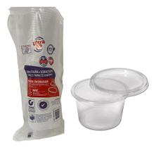 Pote Com Tampa Descartável Marmita P Alimentos freezer microondas guardar porções 200ml 25 Uni Pote Com Tampa Descartável Marmita P Alimentos freezer microondas guardar porções 200ml 25 Uni