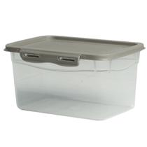 Pote Com Tampa e Trava 500ML Transparente Unidade Pote Com Tampa e Trava 500ML Transparente Unidade