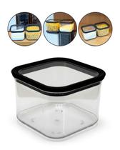 Pote Com Tampa Hermético Potes Organizador Geladeira 500ML