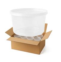 Pote Com Tampa Lacre Para Marmita Freezer Microondas 1000ml Kit Com 200 Unidades