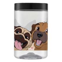 Pote Com Tampa Mix Dog 1500ml 6198 Bandeirante Pote Com Tampa Mix Dog 1500ml 6198 Bandeirante