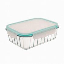 Pote com Tampa Retangular Oceani 1L 8260 - Vitazza Pote com Tampa Retangular Oceani 1L 8260 - Vitazza