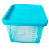 Pote com Tampa Vasilha 350ml Mantimentos Alimentos Potte Premium Freezer Quadrado P