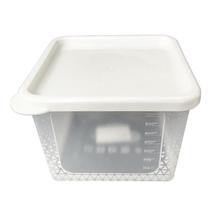 Pote com Tampa Vasilha 850ml Mantimentos Alimentos Potte Premium Freezer Quadrado M Pote com Tampa Vasilha 850ml Mantimentos Alimentos Potte Premium Freezer Quadrado M
