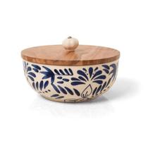 Pote Com Tampa Versailles Narciso 19,5X11cm - Copa & Cia Pote Com Tampa Versailles Narciso 19,5X11cm - Copa & Cia