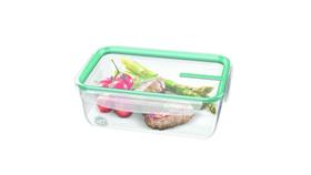 Pote Com Travas Plástico-1,24 Litros- Cor Verde-SANREMO